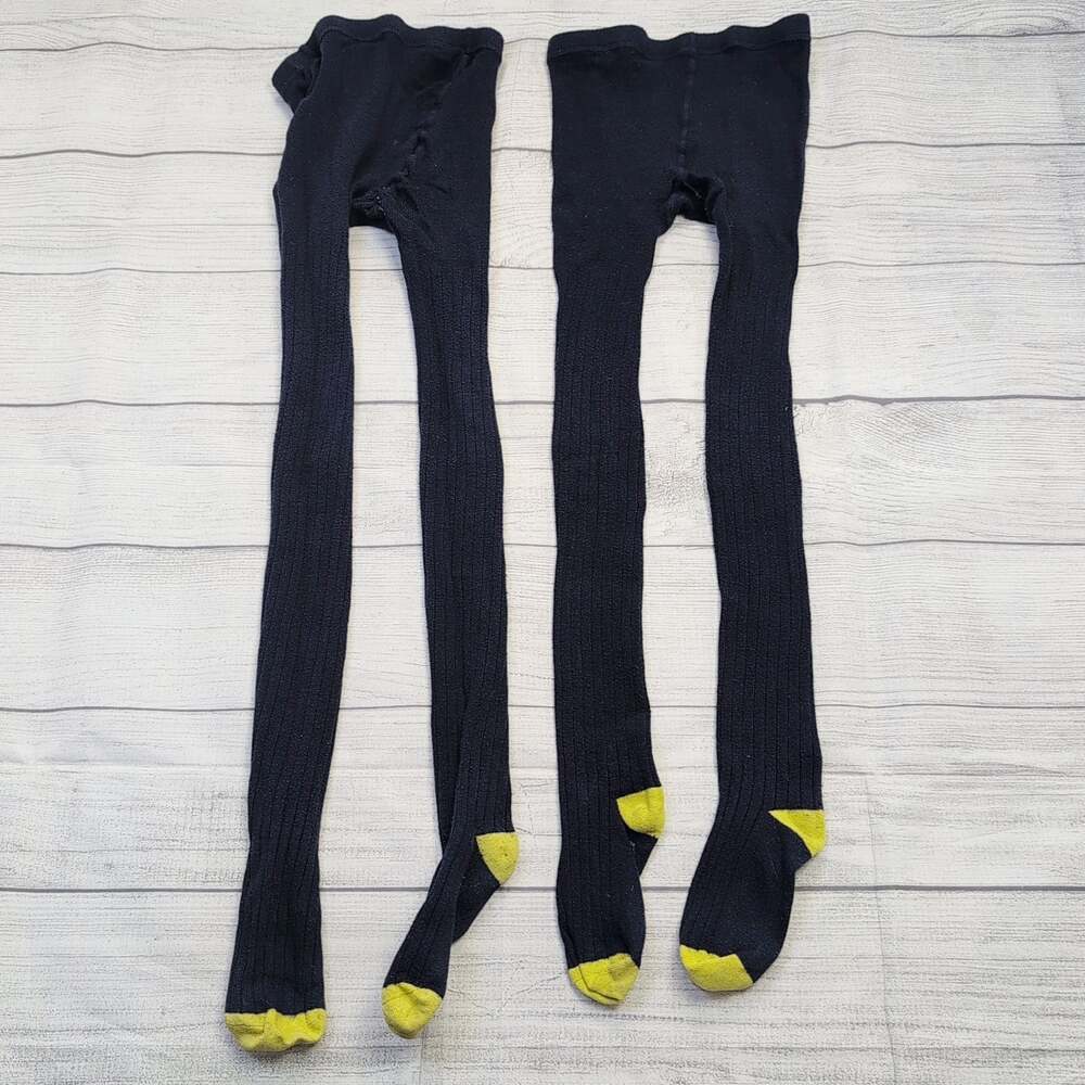 8/9 Mini Boden Navy Tights Bundle, 2 Prs